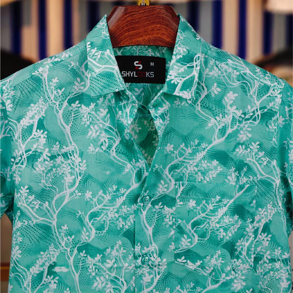 Half Sleeve Print Shirt