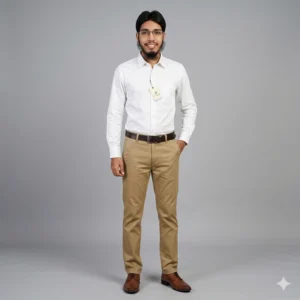 Shopio Premium Combo Set | Premium Men’s Solid Shirt | Stretched Gabardine Pant