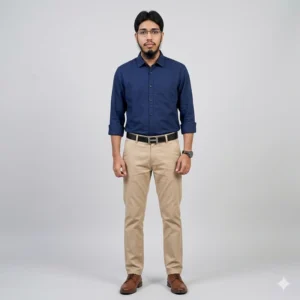 Shopio Premium Combo Set | Premium Men’s Solid Shirt | Stretched Gabardine Pant