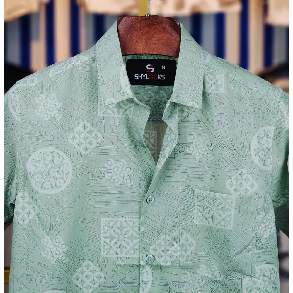 Half Sleeve Print Shirt
