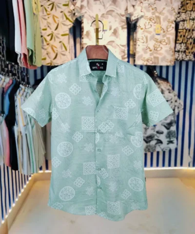 Half Sleeve Print Shirt