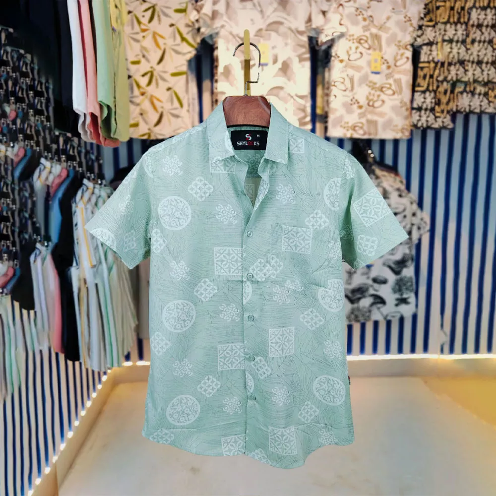 Half Sleeve Print Shirt