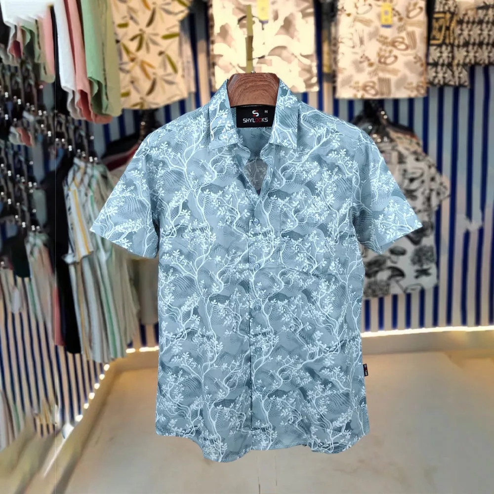 Half Sleeve Print Shirt
